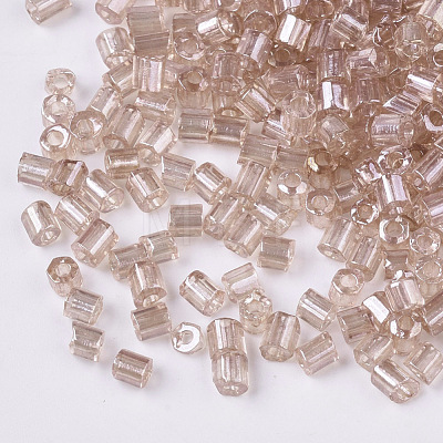 8/0 Two Cut Glass Seed Beads SEED-S033-15A-08-1