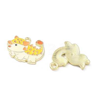 Alloy Enamel Pendants ENAM-I076-02G-02-1