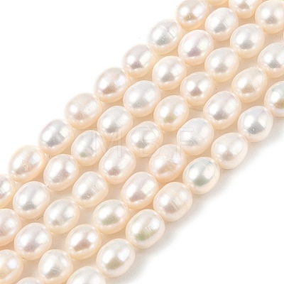 Natural Cultured Freshwater Pearl Beads Strands PEAR-I007-01D-01A-1