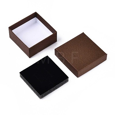 Square Cardboard Necklace Box CBOX-Q038-02-01A-1