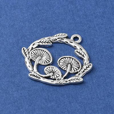 Tibetan Style Alloy Pendants PALLOY-O002-11AS-1