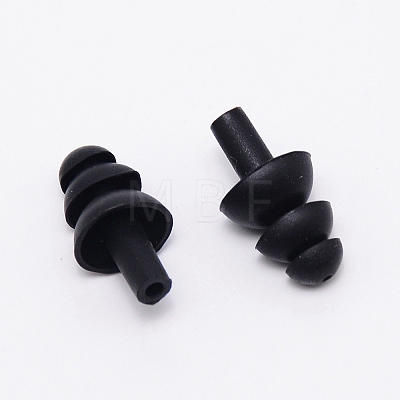Silicone Nose Clip & Earplug Set AJEW-WH0240-32A-1