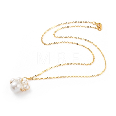 Dog Paw Prints Pendant Necklace & Dangle Earrings Jewelry Sets SJEW-JS01059-01-1