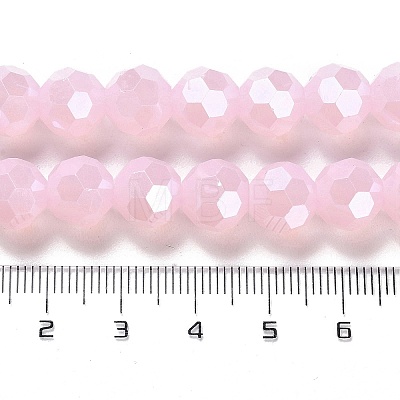 Electroplate Glass Beads Strands EGLA-A035-J10mm-A02-1