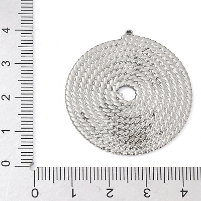 304 Stainless Steel Pendants STAS-R162-03P-08-1
