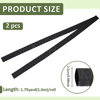 2Pcs POE Plastic Anti-slip Heat Shrink Tubing for Fish Rods AJEW-BC0010-95A-1