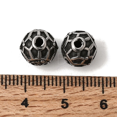 304 Stainless Steel Beads STAS-K255-20F-AS-1