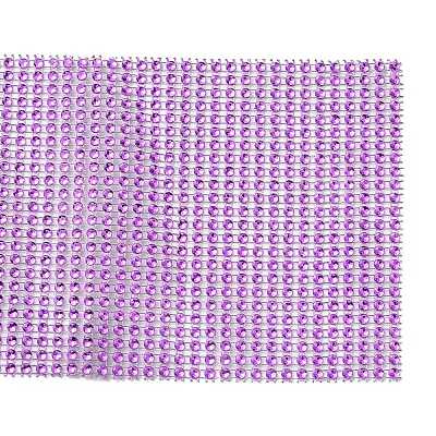 24 Rows Plastic Diamond Mesh Wrap Roll DIY-L049-05I-1