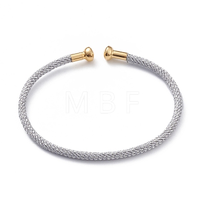 Braided Carbon Steel Wire Bracelet Making MAK-A017-B06-1