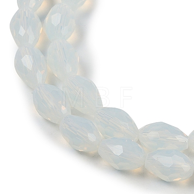 Electroplate Imitation Jade Glass Beads Strands EGLA-N013-J6mm-D02-1