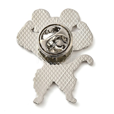 Fitness Mouse Alloy Enamel Pins Brooches JEWB-U009-01A-1