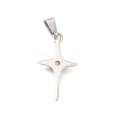 304 Stainless Steel Pendants X-STAS-K243-29P-1