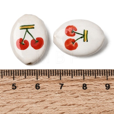 Handmade Porcelain Beads PORC-K012-08B-1