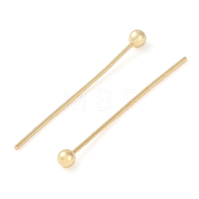 Brass Ball Head Pins KK-N254-49B-G-1