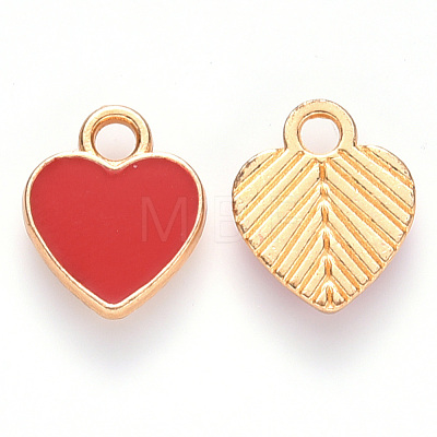 Alloy Enamel Charms X-ENAM-S121-041-1