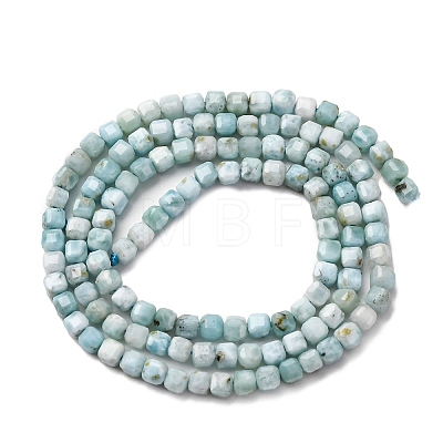 Natural Larimar Beads Strands G-F803-C01-02-1