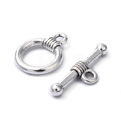 Tibetan Style Alloy Toggle Clasps X-LF0034Y-1