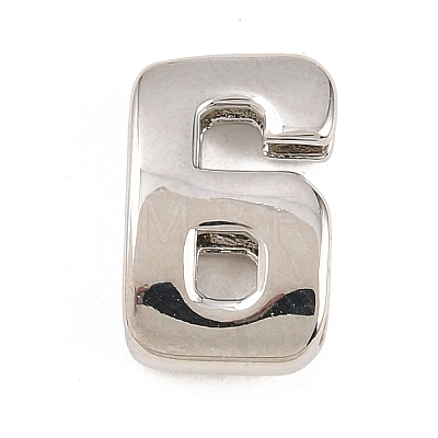Number 6 Brass Beads KK-B167-B167-26P-06-1