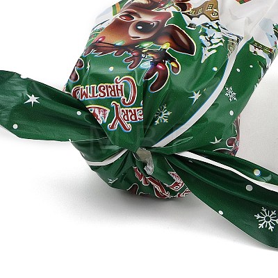 Christmas Theme Rabbit Shaped Candy Plastic Bags ABAG-Q053-04C-1