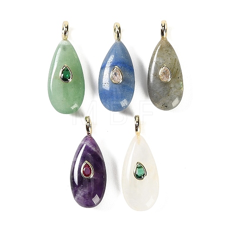 Natural Mixed Stone Pendants GG-CBA6382-05-1