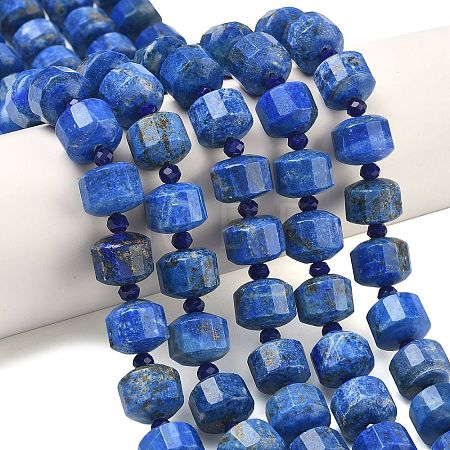Natural Lapis Lazuli Beads Strands G-G453-G06-7x12mm-1