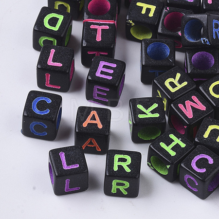 Opaque Acrylic Beads MACR-S299-054B-1
