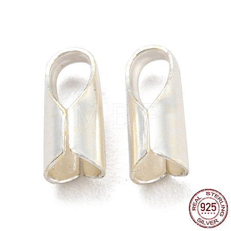 925 Sterling Silver Cord End STER-Q191-09S-1