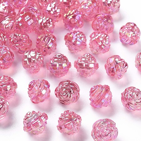Transparent Acrylic Beads TACR-S154-33C-705-1