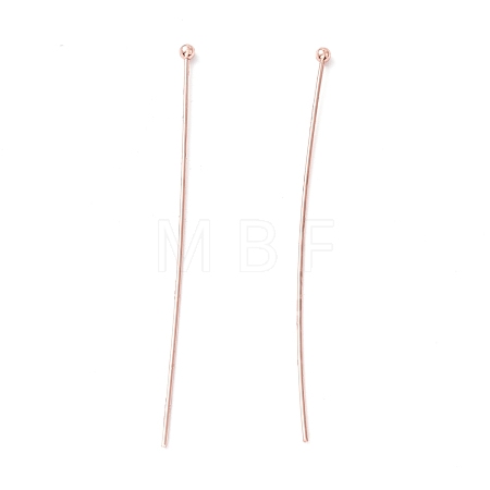 Brass Ball Head Pins KK-WH0058-02D-RG-1