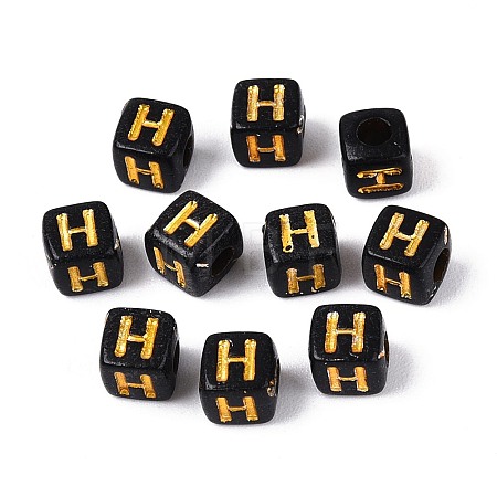 Opaque Acrylic Beads SACR-T035-20H-1