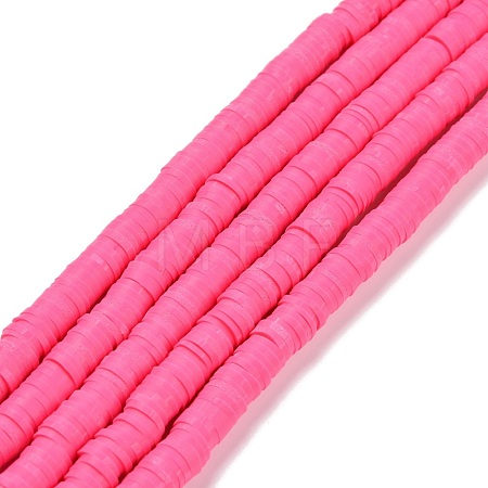 Handmade Polymer Clay Beads Strands CLAY-R089-8mm-Q088-1