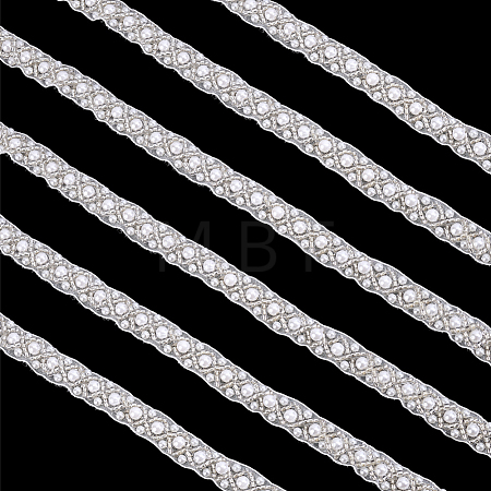 5Yards Polyester Lace Ribbons OCOR-ME0001-65B-1