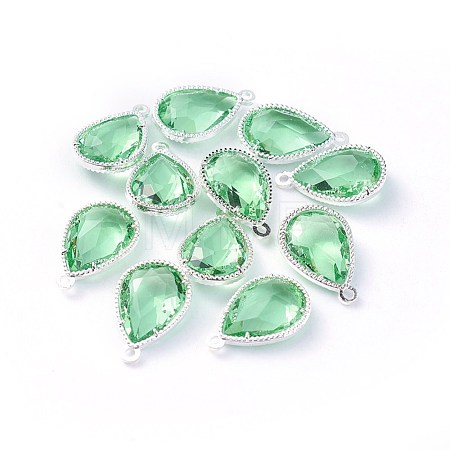 Glass Pendants GLAA-A037-G-06S-1