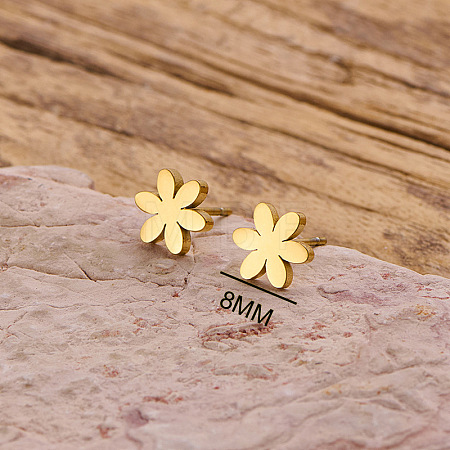 304 Stainless Steel Stud Earrings WG9FC02-01-1