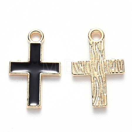 Alloy Enamel Pendants ENAM-S121-122B-1