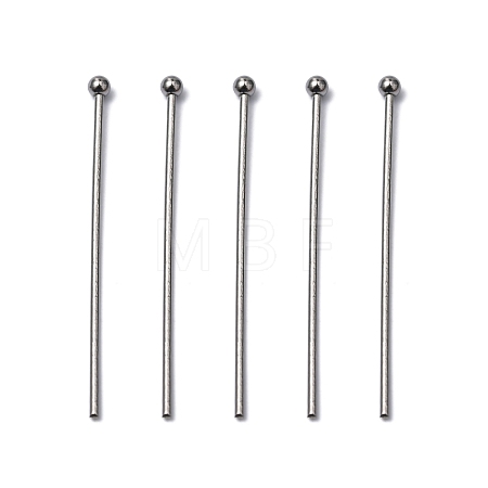Tarnish Resistant 304 Stainless Steel Ball Head pins STAS-R051-30mm-1