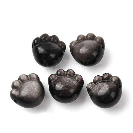 Natural Silver Obsidian Beads G-A310-01-1