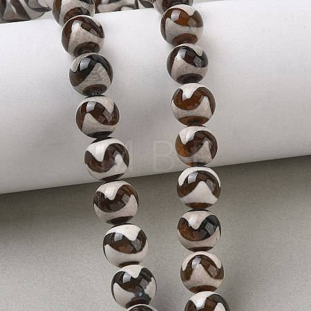 Tibetan Style dZi Beads Strands GG-CBA3DA1-04-1