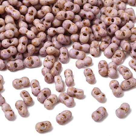 Opaque Glass Beads GL-CBA31A4-02H-1
