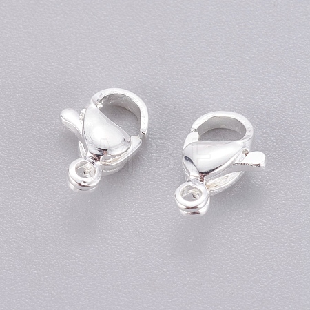 304 Stainless Steel Lobster Claw Clasps X-STAS-E464-21B-S-1