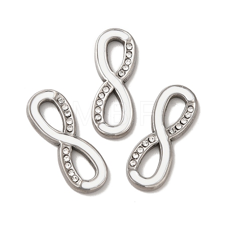 304 Stainless Steel Enamel Connector Charms STAS-A080-02P-1