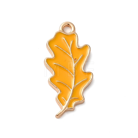 Thanksgiving Day Theme Alloy Enamel Pendants ENAM-M002-03G-12-1