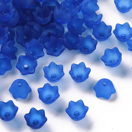 Transparent Acrylic Beads Caps PL543-10-1