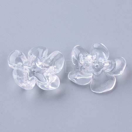 Transparent Acrylic Beads TACR-N006-01A-1