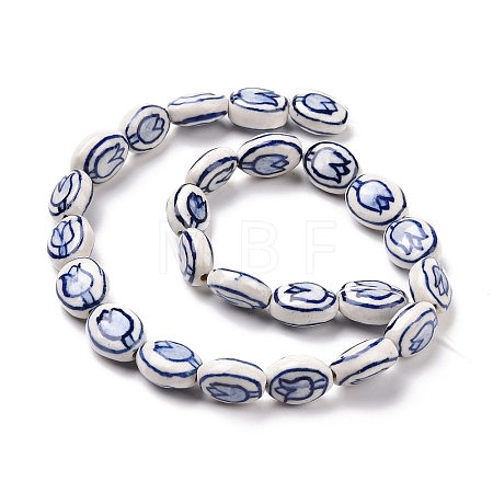 Handmade Porcelain Beads Strands PORC-M536-02-1