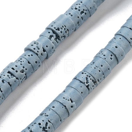 Natural Lava Rock Dyed Beads Strands G-K375-G01-01-1