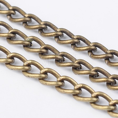 Iron Twisted Chains Curb Chains CHS007Y-AB-1