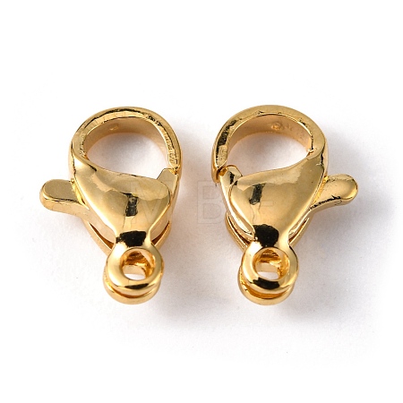 304 Stainless Steel Lobster Claw Clasps X-STAS-R050-10x6mm-02-1