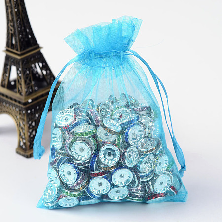 Organza Gift Bags with Drawstring OP-R016-9x12cm-17-1