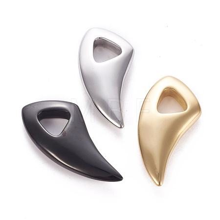 304 Stainless Steel Pendants STAS-F218-04-1